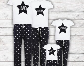 family personalised pyjamas