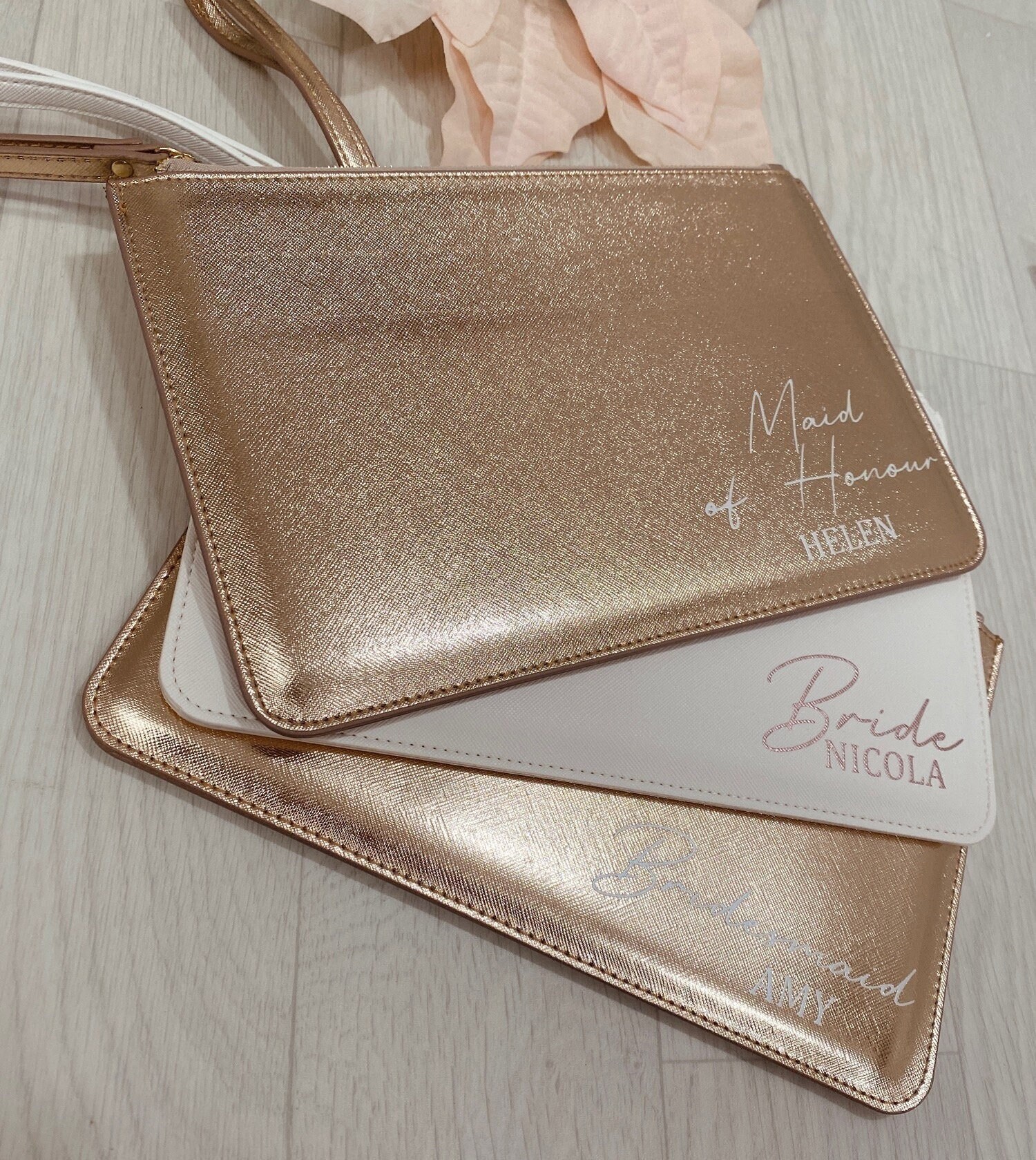 Rose gold bag for wedding new arrivals