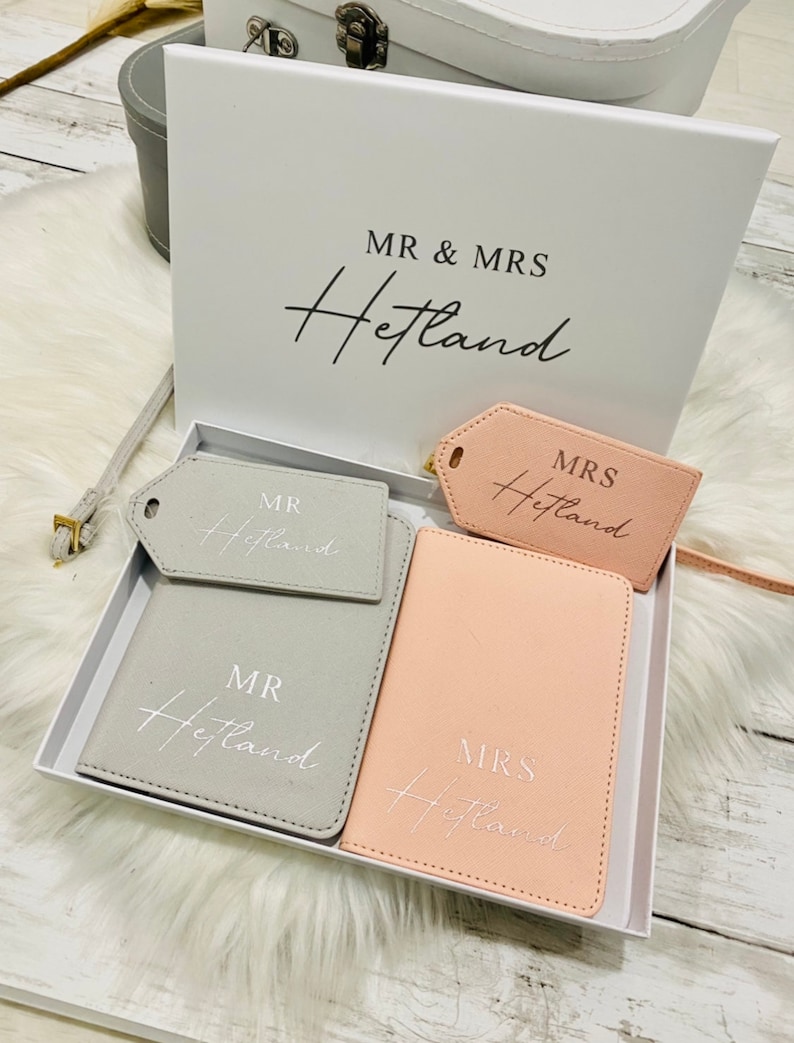 Personalized Travel Passport Holder & Luggage Tag