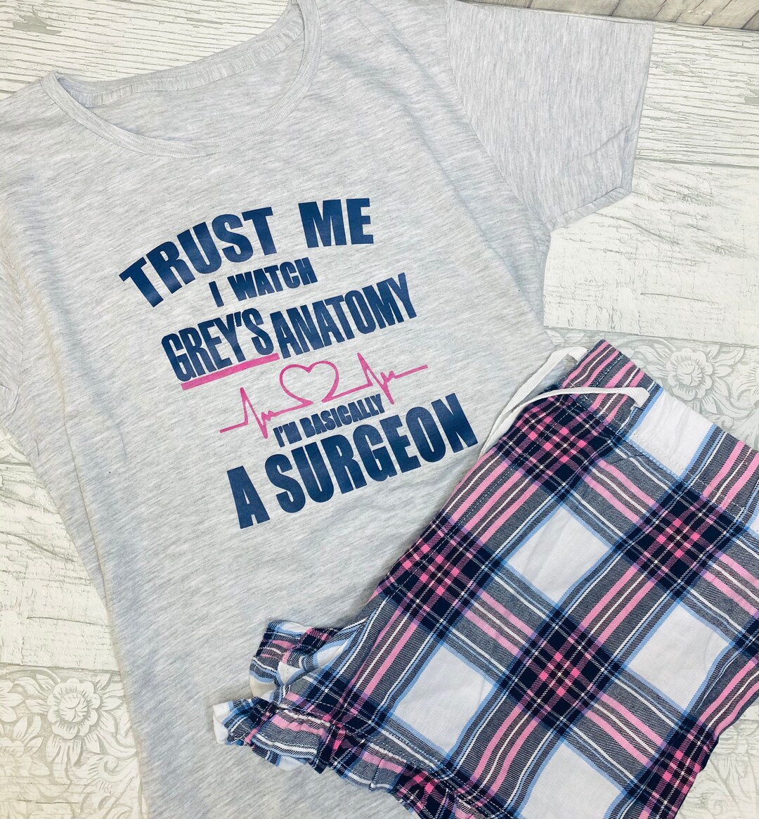 Greys anatomy pj set hotsell