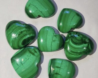 Wholesale Price natural malachite Heart