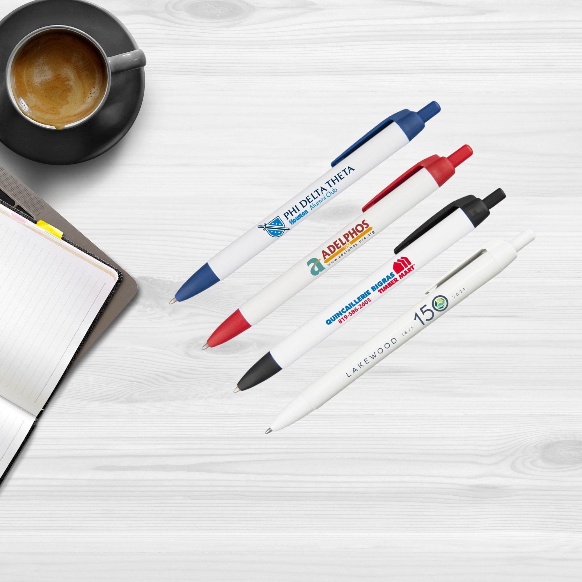 Personalized Business Pens Full Color Logo Office Supplies Etsy