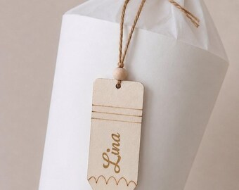 School cone | Tag | Personalized | Gift tag | Schoolchild
