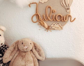 Personalized dreamcatcher with name & birth details | Baby room decor | Baby shower gift | Dreamcatcher