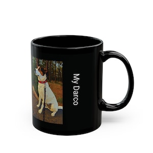 Custom Dog Mug with Photo & Cartoon Personalized Pet Cup with Dog Name Unique Gift for Dog Lovers