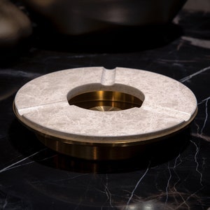Luxury marble cigar tray, Unique marble cigar ashtray, Cigar lovers gift, Gift For Men, Birthday gift, Cigar Accessories, Groomsmen Gift