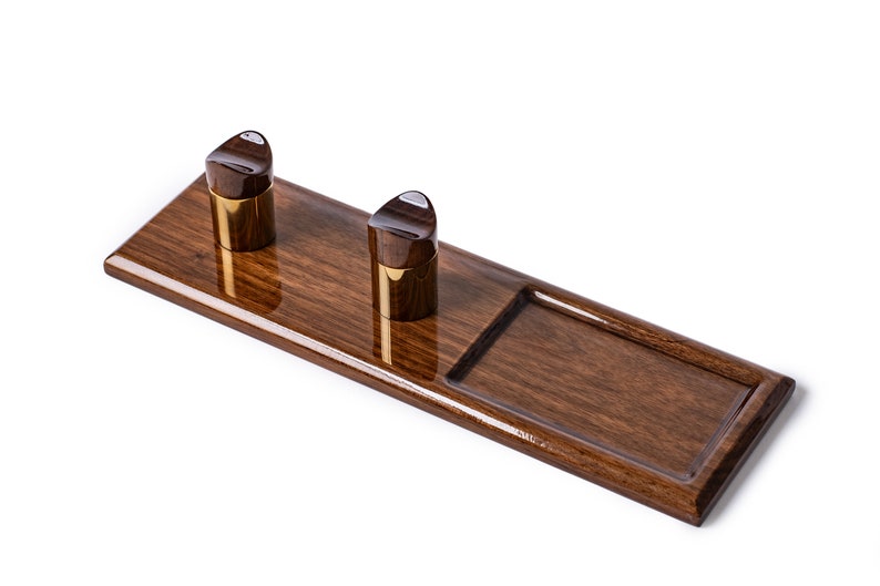 Ink Rest Wood Fountain Pen Rest With Ink Division: Desk Organizer - Etsy