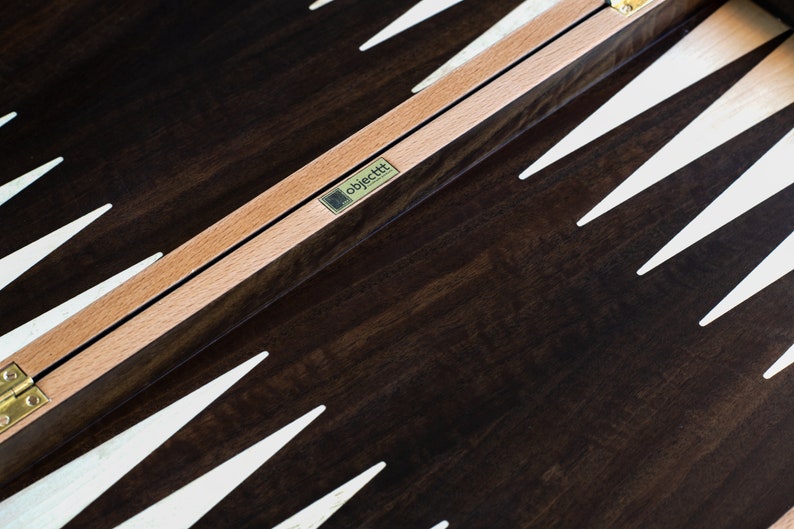 Backgammon Label Handmade Wooden Backgammon Board: Luxury Table Game, Groomsman Gift - Etsy