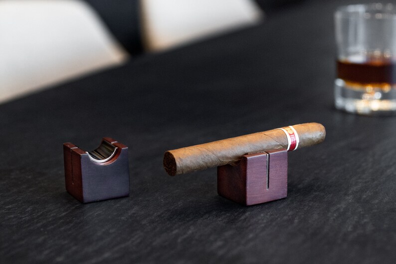 Luxury Wooden Cigar Rest Unique Cigar Holder Cigar Gift for Etsy