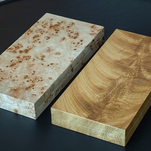 Handmade Mapa Burl Wood Backgammon Set: Pyramid Design