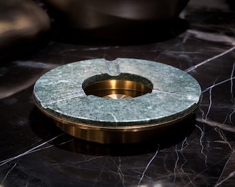 Luxury Marble Cigar Tray, Unique Marble Ashtray, Cigar lovers best gift, Cigar Gift for men, Birthday gift Cigar Ashtray, Cigar Accessories