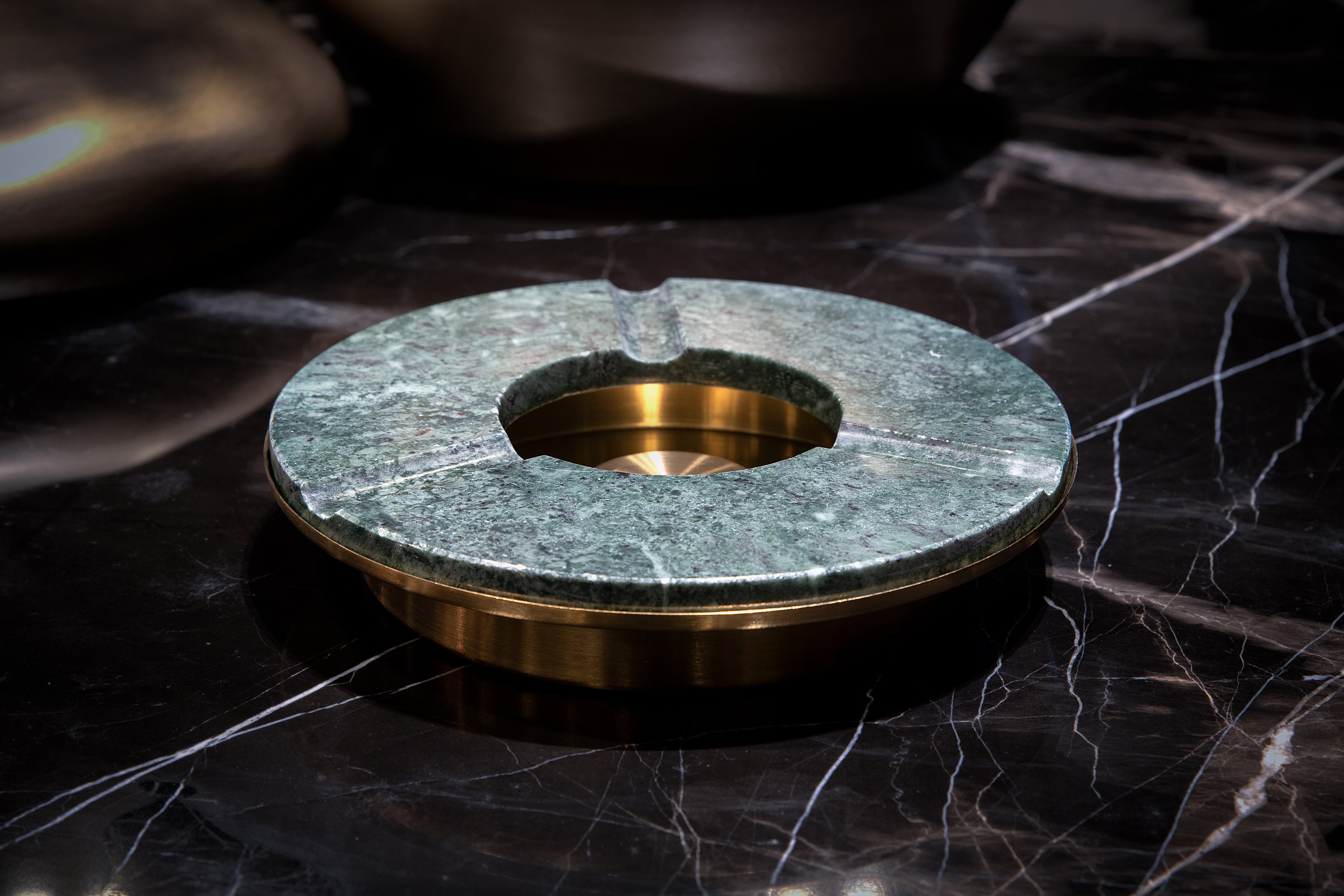 高級大理石シガートレイ、ユニークな大理石灰皿、シガー愛好家へ