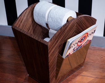 Recessed Toilet Paper Dispenser With Magazine Storage. One or Two