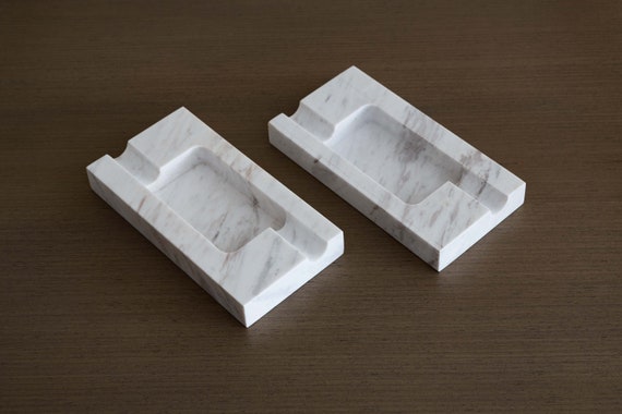Calacatta Marble Cigar Ashtray, Groomsman Gift