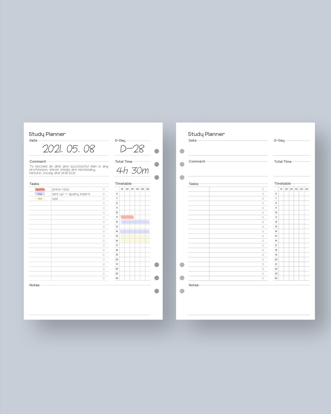 Study Planner Korean Study Planner Inserts Printable Study Etsy France study-planner-korean-study-planner-inserts-printable-study-etsy-france