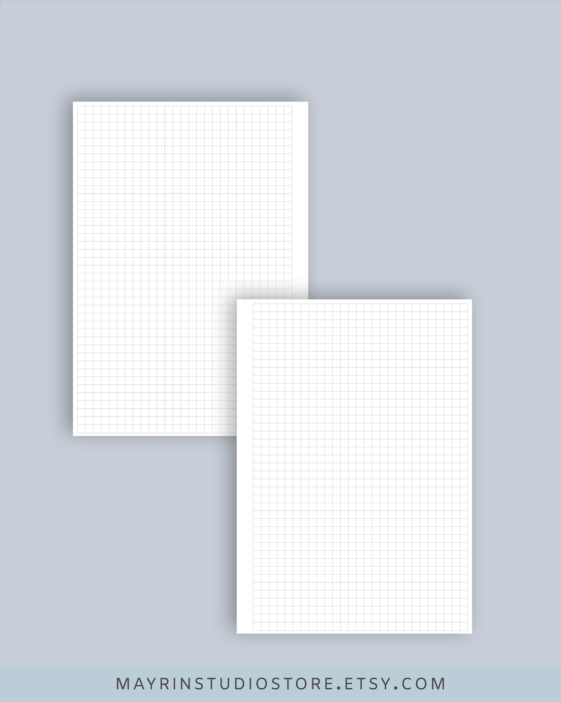 Grid Paper Inserts Bullet Journal Grid Printable Writing Etsy