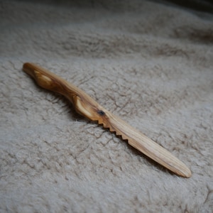 Knife Olive Wood Handmade Unique Magic