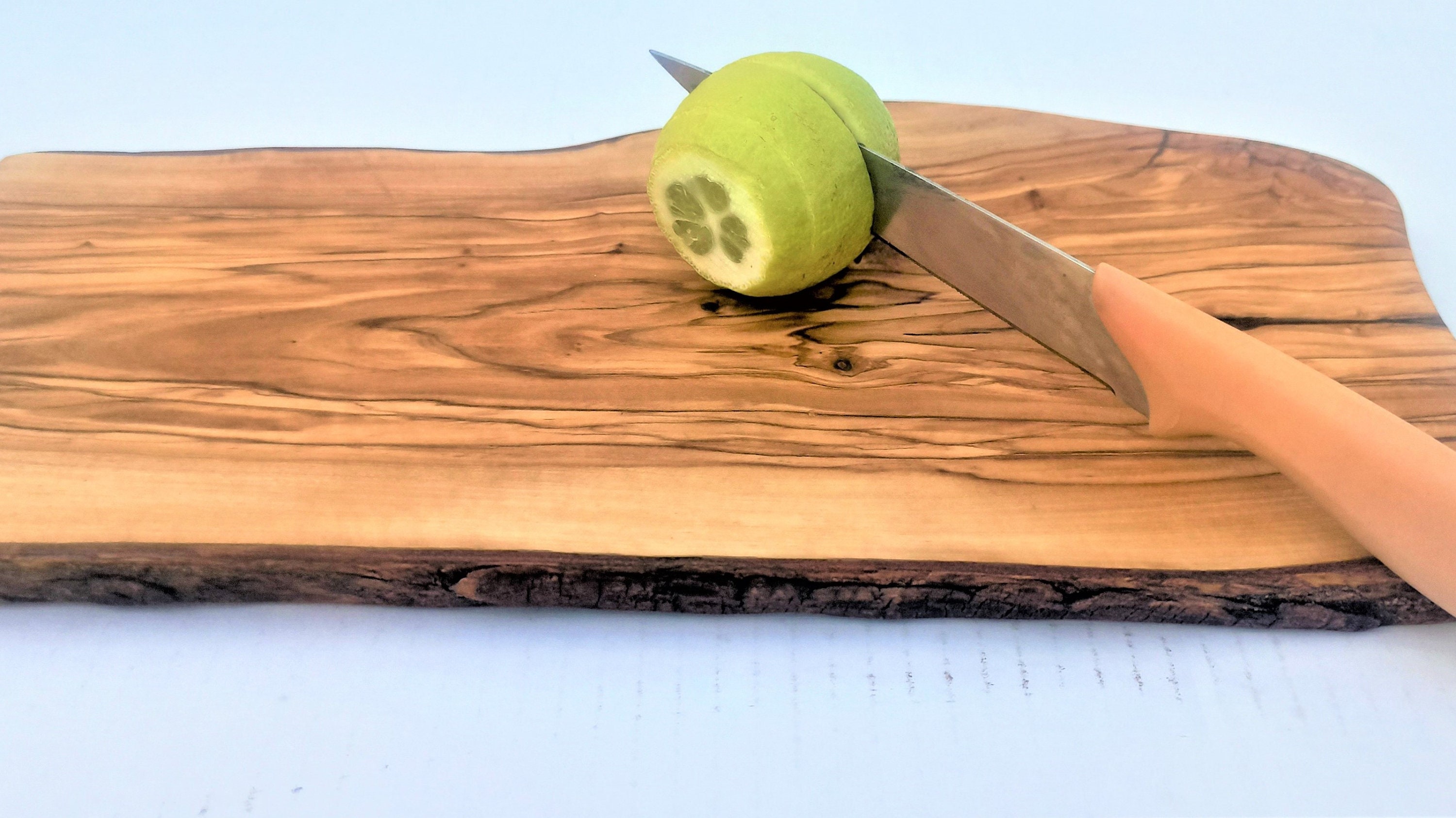 PALESTINIAN OLIVE WOOD Rustic Cutting Board Carving Meat Etsy