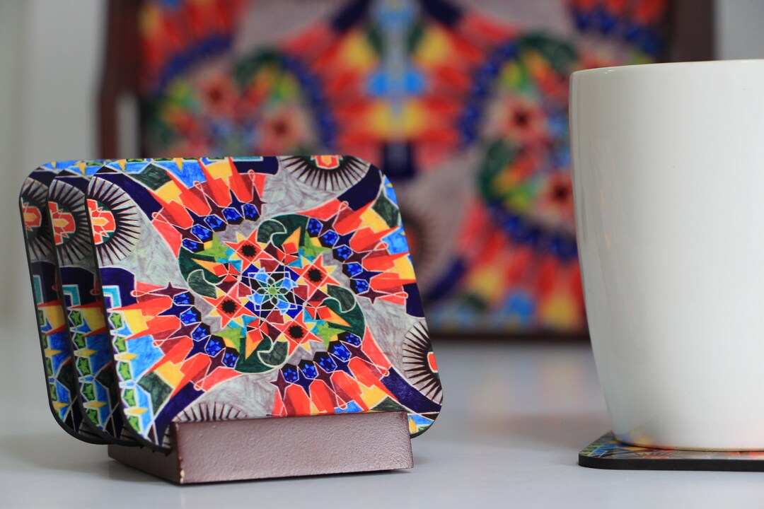 ARABIC CALLIGRAPHY COASTERS Palestinian Proverbs and Words in Arabic on