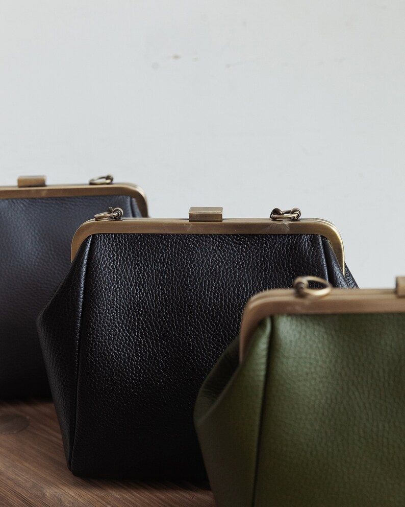 The Bonbon 1920's Pochette Bag - Noir Gold