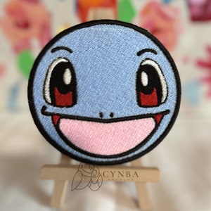 Blue Water Cutie Embroidered Patch|Gift Embroidery Patch| Personalized Embroidery Patch| Meme Patch| B Start Embroidery