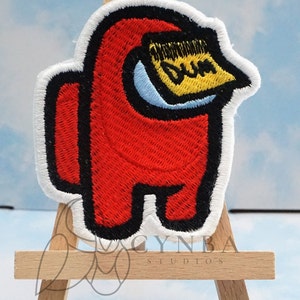 Dummy sticky note|Dumb Patch|Us Gaming Iron On Patch| Sus patch| Customized fun gaming gifts