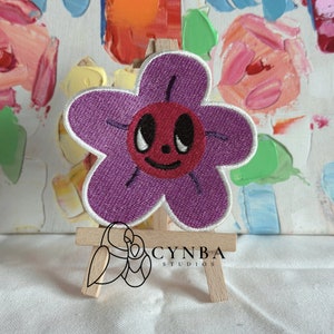 Flor Bonita Reggaetón Iron-on Patch| KG Embroidered Patch| Colombian Iron On Patch| Reggeaton Manana Flor| Sera Bonito