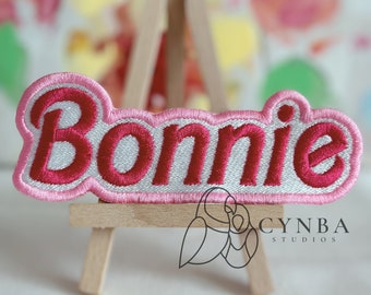 Adorable Custom Girly Name Patch| Inspired doll movie Letter Patch| Customized Patch| Personalized gifts| 90s Doll gifts