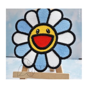 Murakami Patch|Murakami flower|Flower iron on patch| Customized Flower