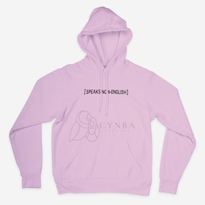 Funny Spanish Unisex hoodie| Customizable Speaks Non-Spanish Embroidered Hoodie| Latinos Clothing| Latinos| Spanish Speakers