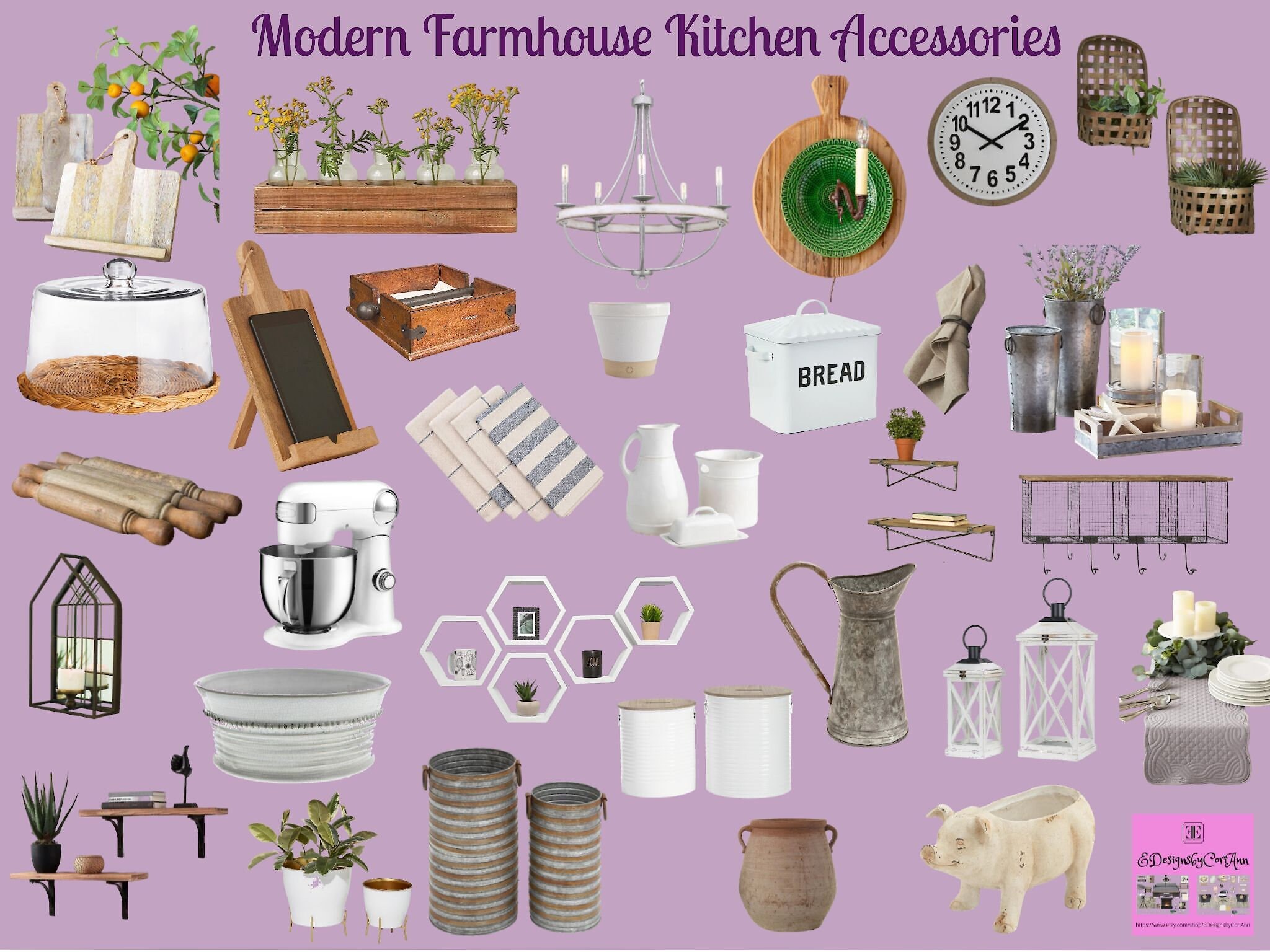 Modern Farmhouse Kitchen Accessories Etsy modern-farmhouse-kitchen-accessories-etsy