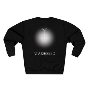 Starseed Sweater - Star Seed Sweater - Unisex Black Sweater - Christmas Gift for Starseed