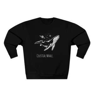 Himmlischer Wal Pullover - Tierpullover - Unisex - Weihnachtsgeschenk für Walliebhaber