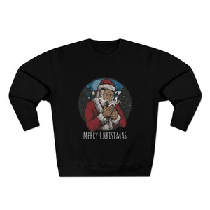 Merry Christmas Stoner Santa - Merry Juana Crewneck Christmas Sweater - Unisex