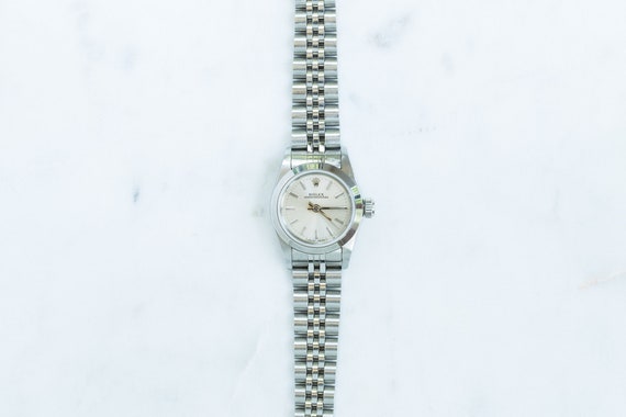 Vintage Ladies Rolex Oyster Perpetual Stainless S… - image 2