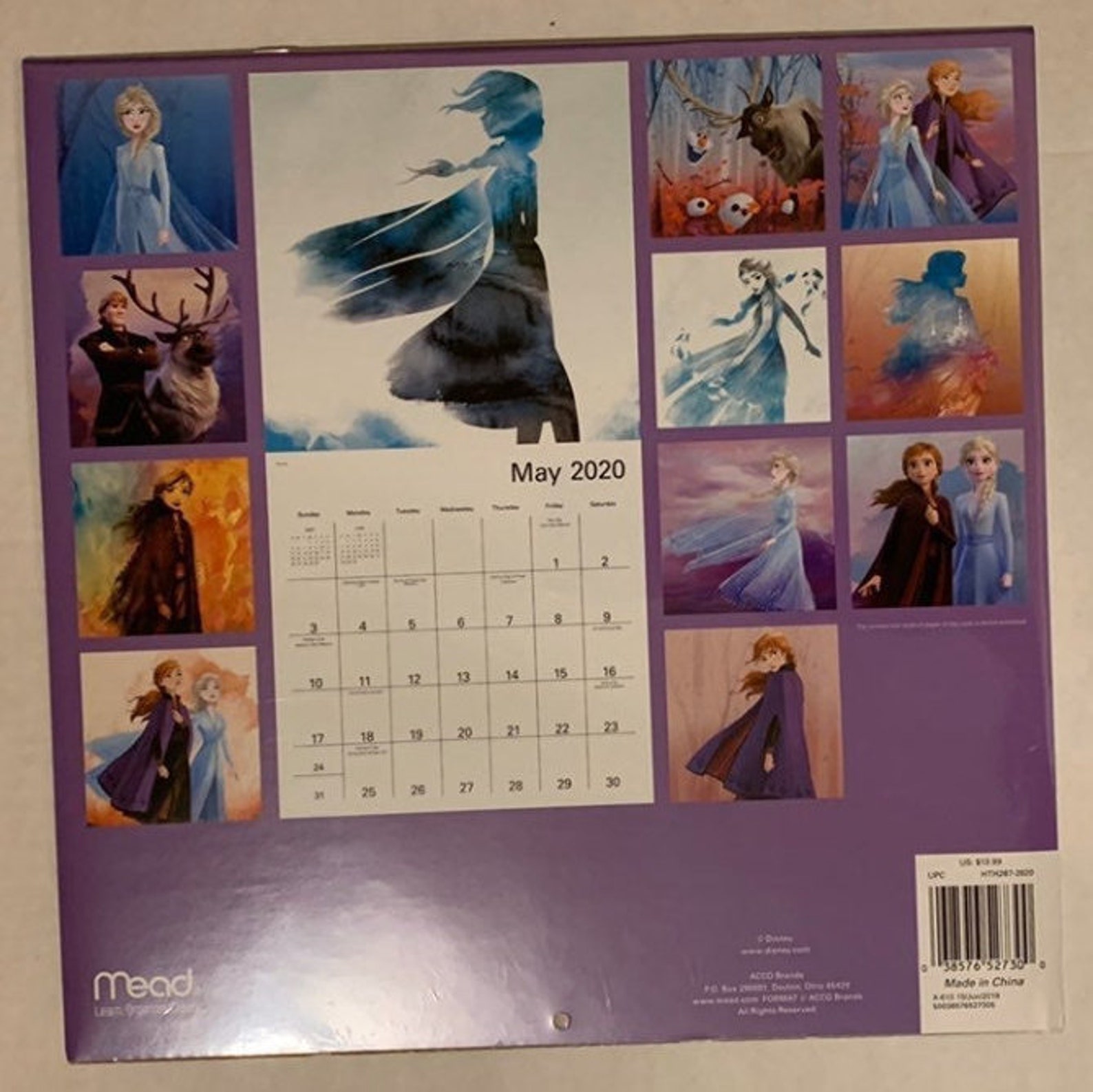 Frozen II 2020 Calendar Etsy