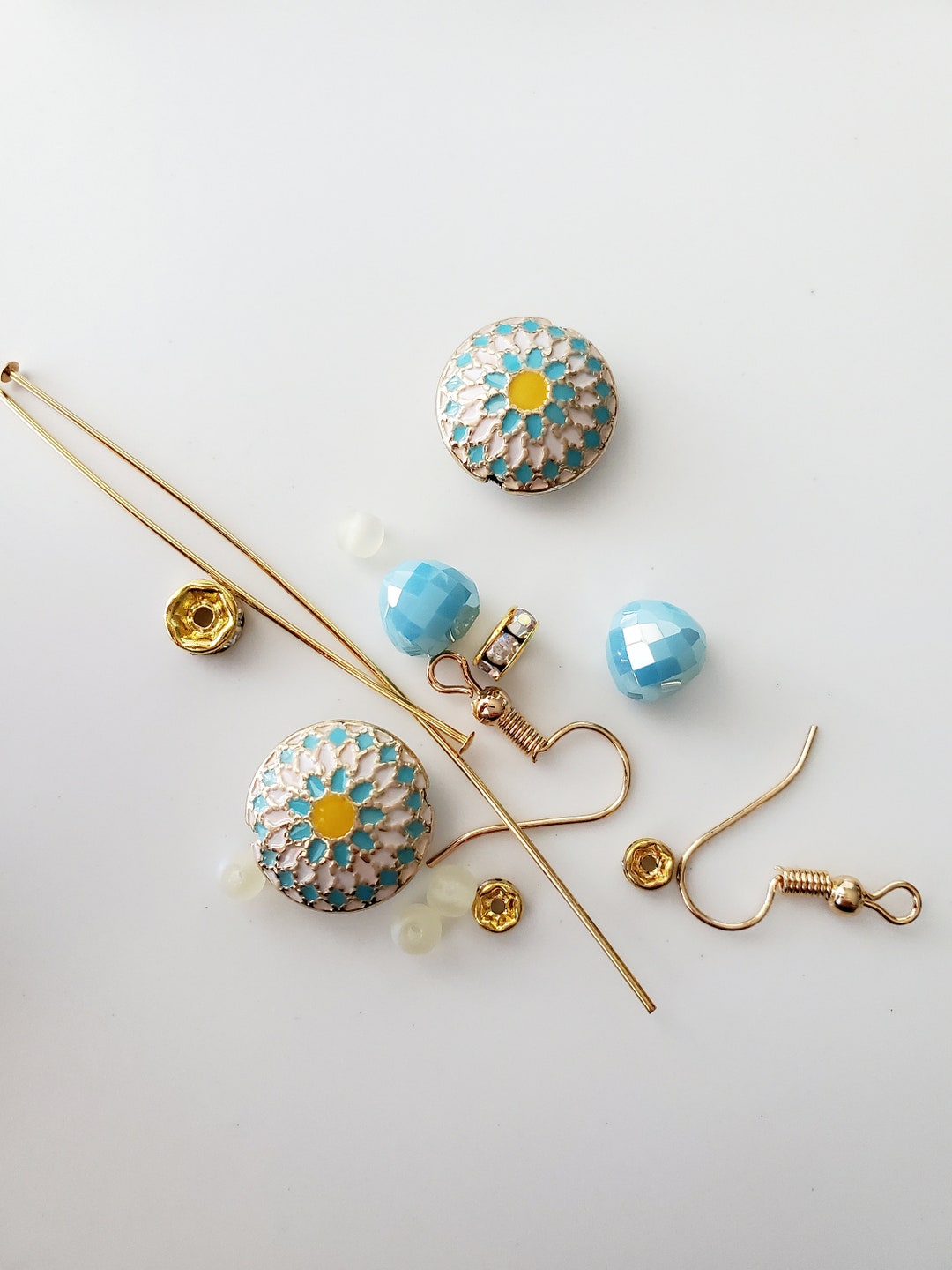 Cloisonné Bead, Earring Inspiration Kit Etsy
