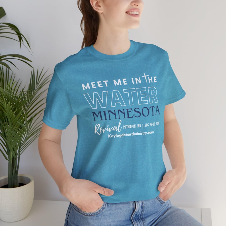 Meet Me in the Water Minnesota Tee | Revival Event Shirt image 7
