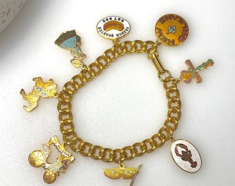 Vintage New Orleans Charm Bracelet