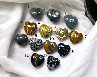 Hearts Crystal Carvings