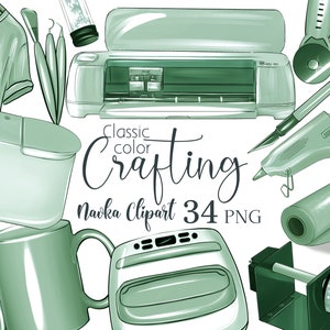 Clipart de manualidades de Navka, png de manualidades, Cricut Machine Mint PNG Explore Air 2 color clásico, clipart de artesano, propietario de una pequeña empresa