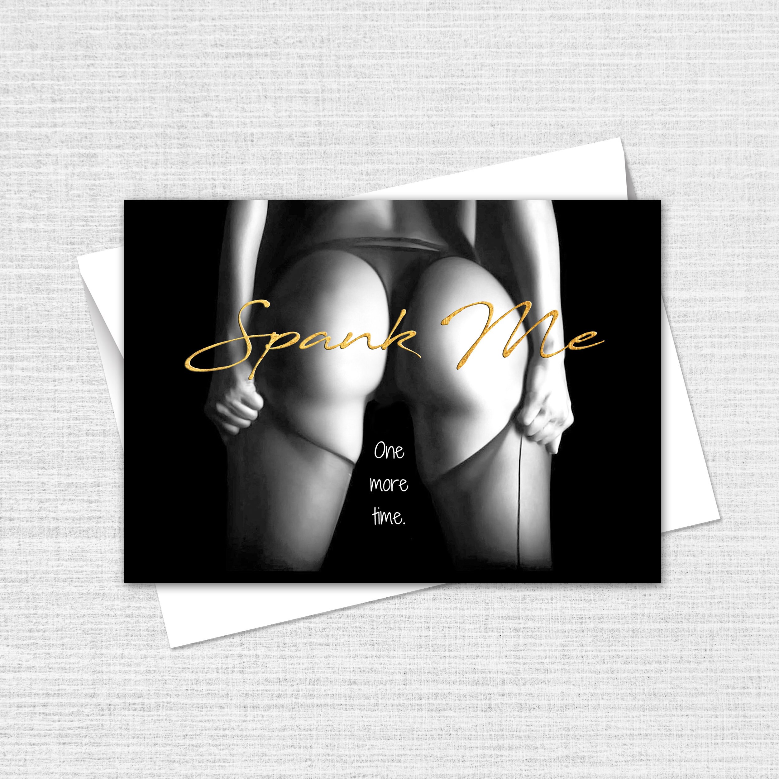 Spank Me BDSM Card