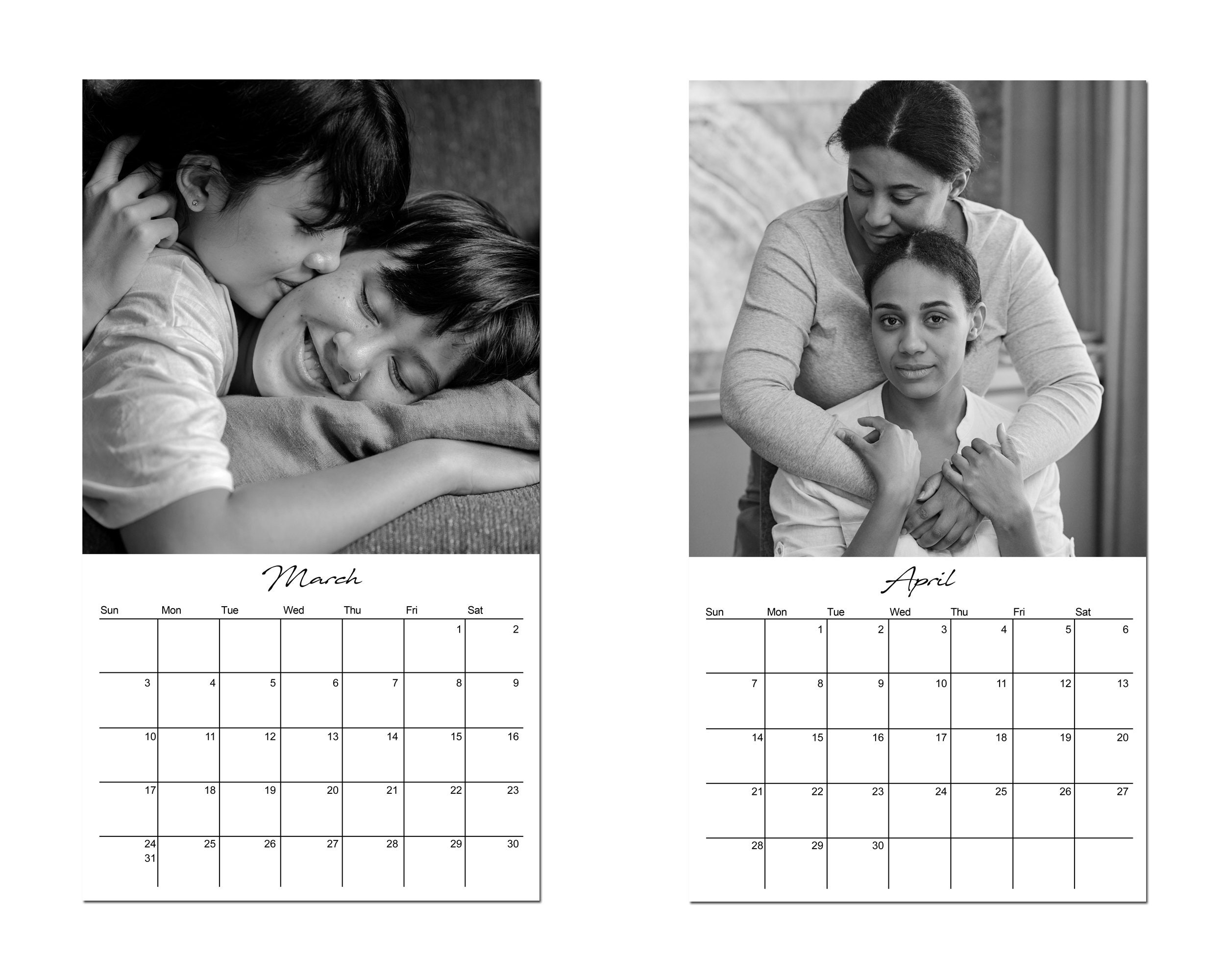 Women of Color Lesbian Calendar 2025 Queer Women Black and Etsy