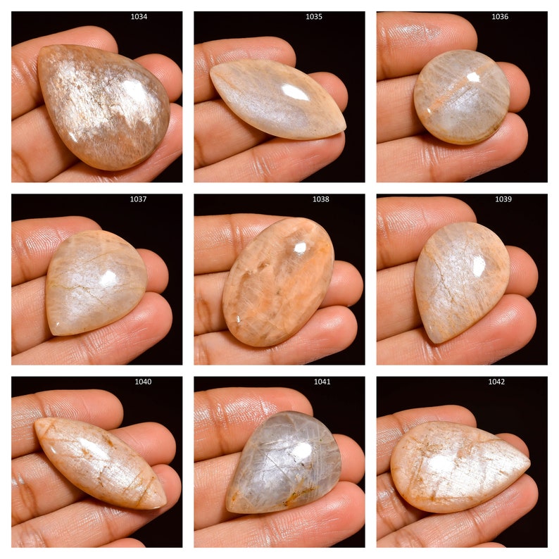 Awesome Top Grade Quality 100/% Natural Moonstone Cabochon Loose Gemstone For Making Jewelry