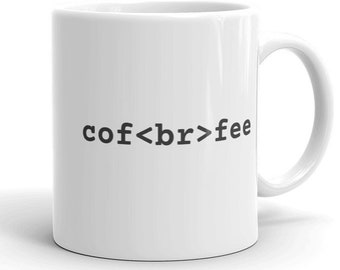 Taza de regalo del diseñador web: cof<br>fee