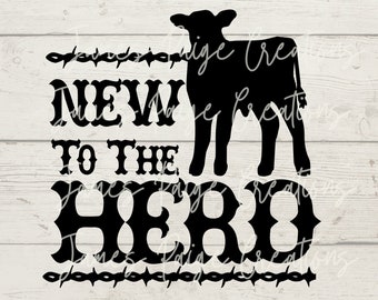 New to the Herd Digital SVG File ** used with Silhouette or Cricut Digital Cut File Farm Baby Rancher SVG