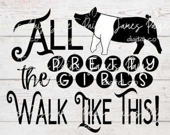 Show Pig SVG| PIG Digital File for Sublimation | Stock Show Shirt Design | Pig Design | Stock Show Mom | Digital Print | Livestock Show