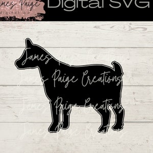 ピグミーヤギ svg | ヤギ svg ファイル | ピグミーヤギ デザイン | ストックショー | ヤギ カット ファイル | ヤギ png