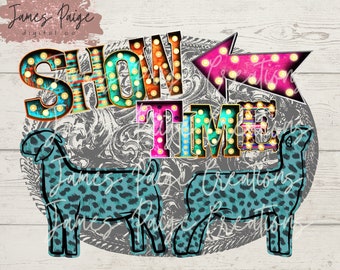Show GOAT and Lamb Digital File | Sublimation | Show Goat Design | SHOW LAMB | Show Time | Show Goat Shirt | Stock Show | Livestock show