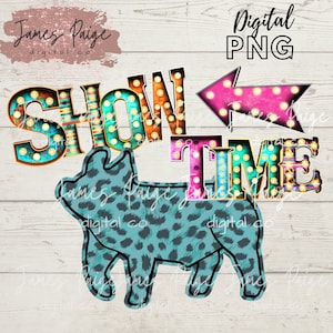 STOCK SHOW Pig | Pig PNG Digital Sublimation | Show Pig png | Livestock Show|  4H Pig, Pig Design, Stock Show Mom, Digital Print | Show Mom